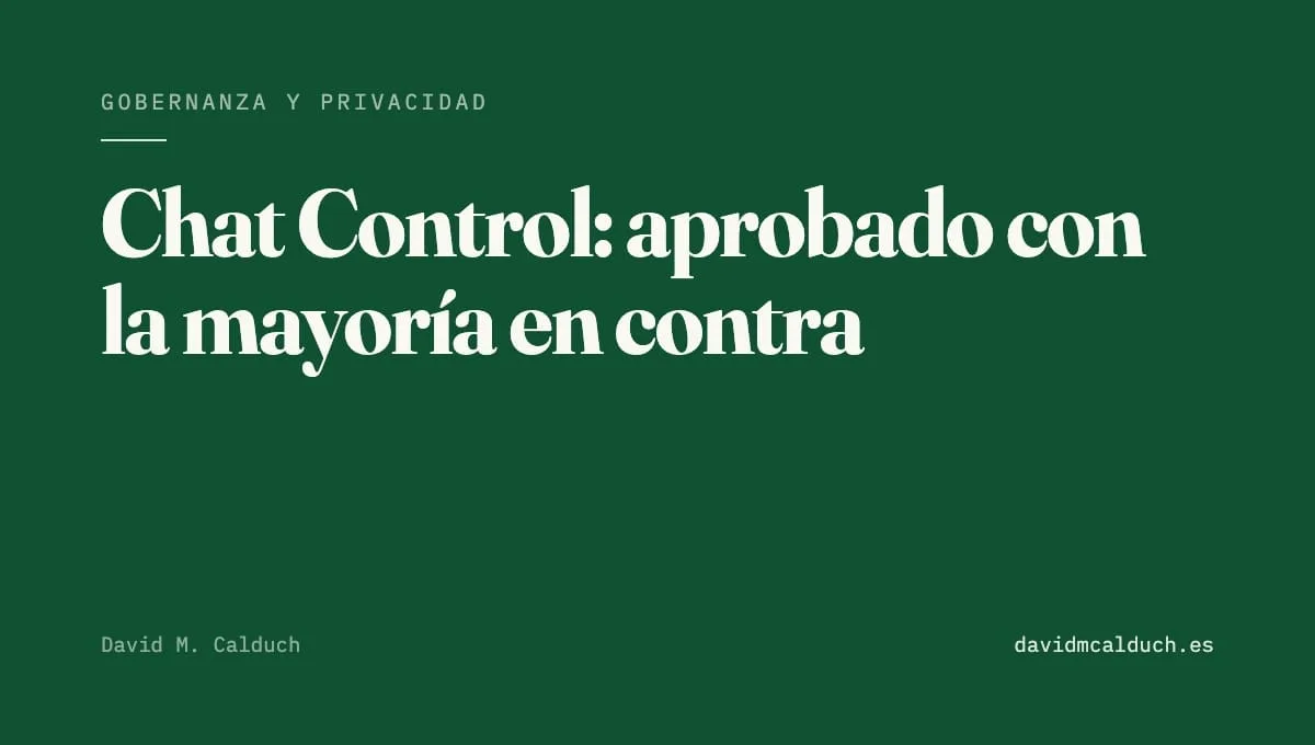 La UE vuelve a permitir que escaneen los correos de tu empresa y de tus clientes. Y la mayoría del Parlamento votó en contra.